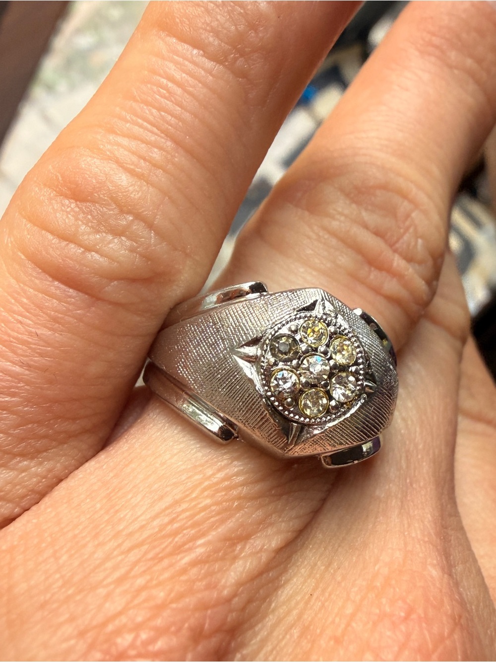 Vintage Art Deco Ring sz 7.5